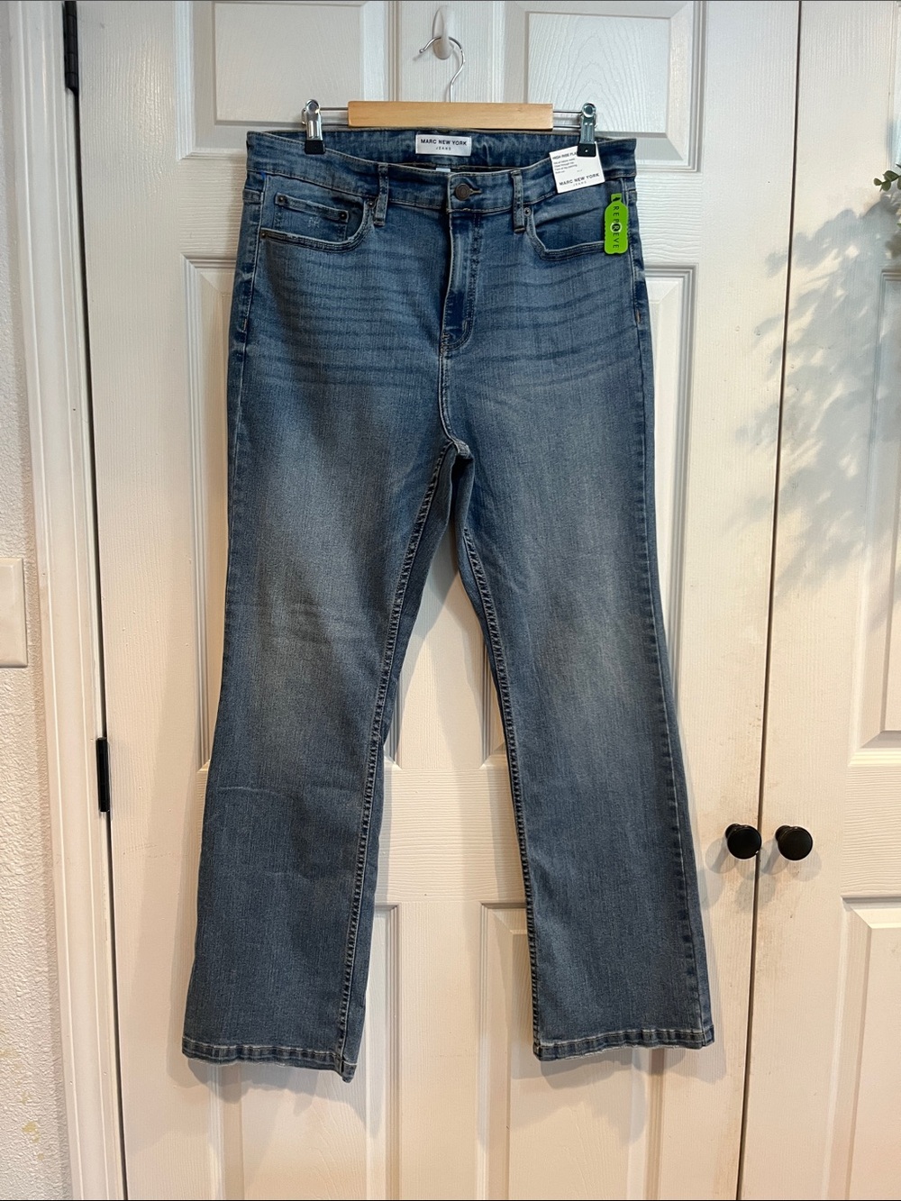 Marc New York Medium Wash High Rise Flare Jeans